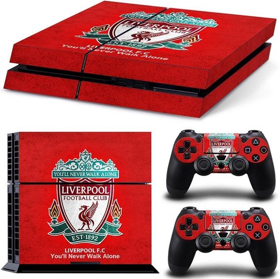 Playstation 4 Sticker | PS4 Console Skin | Liverpool | PS4 Reds Sticker |  Console Skin... | bol.com
