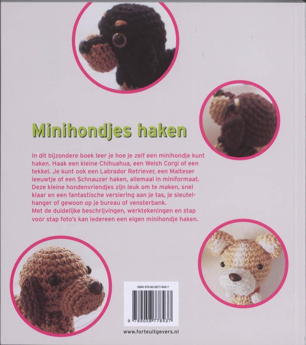 Minihondjes Haken - back cover
