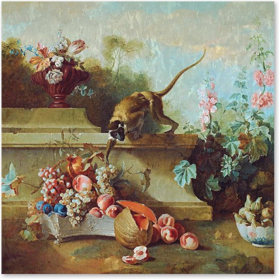 bol.com | Stilleven met Bloemen - Jan Davidsz de Heem - Schilderij op Canvas