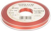 SATIN LUXE [ SATIJN LINT ] 6MM 25M - 0148 ROOD.