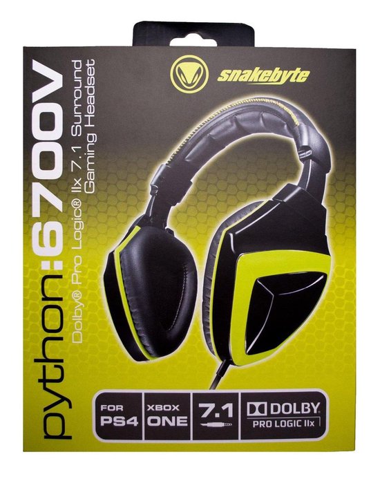 Snakebyte PS4 Xbox One Python 6700V 7.1 Headset | bol.com