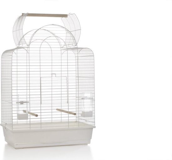 Beeztees Sonia Open - Vogelkooi - Wit - Groot - 54x34x74 cm