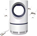 Anti muggenlamp - Voor binnen - Paars UV licht - USB aansluiting - Wit