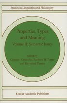 Studies in Linguistics and Philosophy 39 - Properties, Types and Meaning