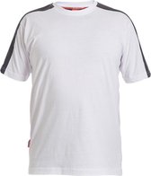 FE Engel Galaxy T-Shirt 9810-141 - Wit/Antraciet 379 - 4XL