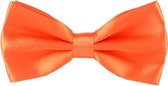 Fako Fashion® - Vlinderstrik - Vlinderdas - Strik - Satijn - Voorgestrikt - 12.5cm - Oranje