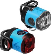 Lezyne Femto USB Drive Front Koplamp – Fietslamp – Fiets koplamp – Fiets verlichting – Veiligheidslampje – 4 knipperstanden – 15 lumen – 2 Stuks – Blauw