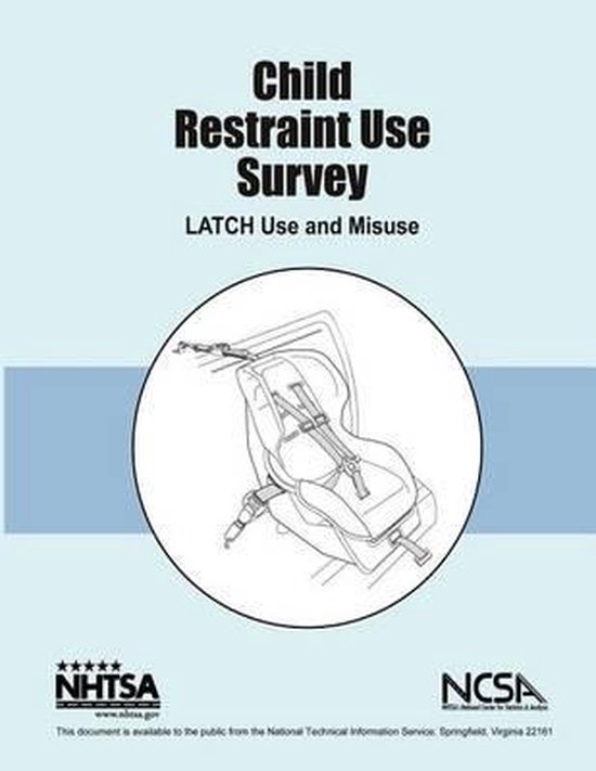 Child Restraint Use Survey - cover
