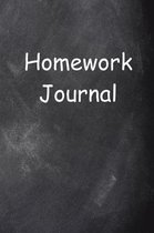 Homework Journal Chalkboard Design Lined Journal Pages
