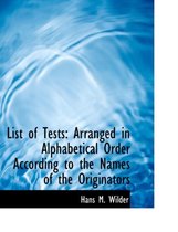 List of Tests