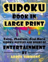 Suduko Book In Large Print