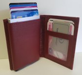 LD Cardprotector Figuretta RFID - Portemonnee met bakje voor muntgeld -  Rood Kroko