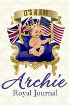 Baby Archie It's A Boy Royal Journal