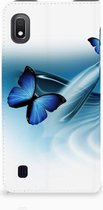 Geschikt voor Samsung Galaxy A10 Hoesje maken Vlinders
