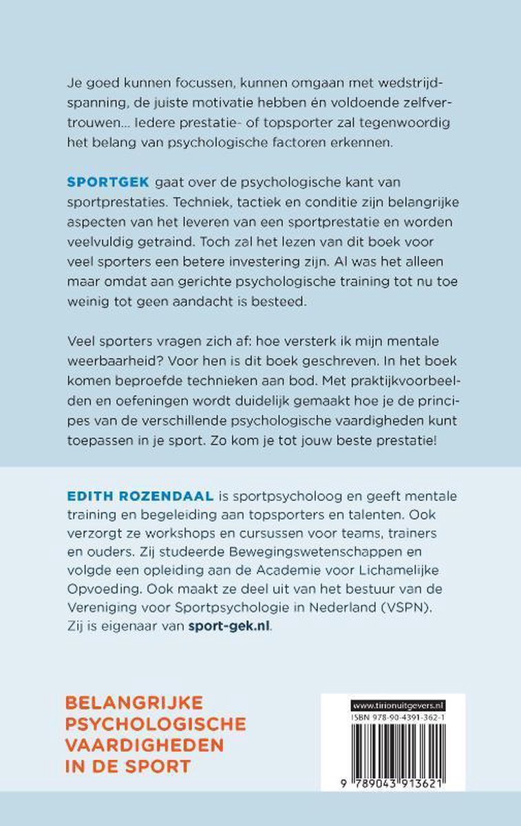 Sportgek - back cover