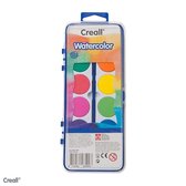 Waterverfdoos Creall 12 kleuren + penseel per 10 sets
