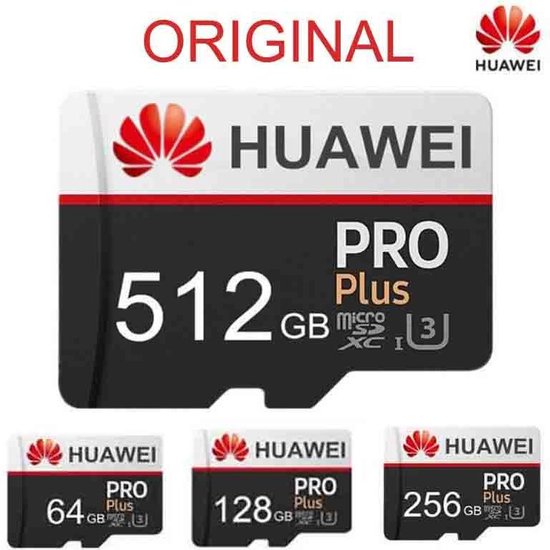 Huawei micro SD kaart 512 GB Pro plus - met adapter | bol.com