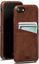 SENA Cases Snap on Wallet cognac, iPhone 6 / 6s / 7