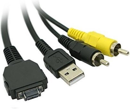 Video AV en USB Kabel voor de Sony Cyber-shot DSC-W50 (VMC-MD1 USB + AV) |  bol.com