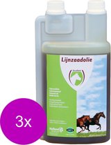 Excellent Lijnzaadolie - Voedingssupplement - 3 x 1 l