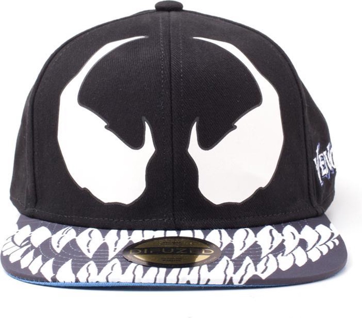 Marvel Venom Snapback Pet - Zwart - Merchandise
