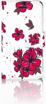 Telefoonhoesje Samsung Galaxy Xcover 3 | Xcover 3 VE Book Case Hoesje Design Blossom Red