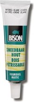 Bison DHZ Houtplamuur kneedbaar hout 50g tube  1492643 teak