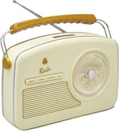 GPO RYDELLCRE - Trendy radio Rydell, jaren '50, creme
