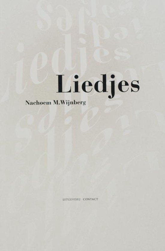 Cover van het boek 'Liedjes'