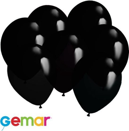 30 ballonnen Zwart (Ook geschikt voor Helium)