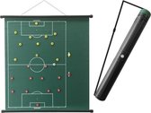Sportec Oprolbaar Magnetisch Voetbal Coachbord 94 X 105 cm met draagkoker