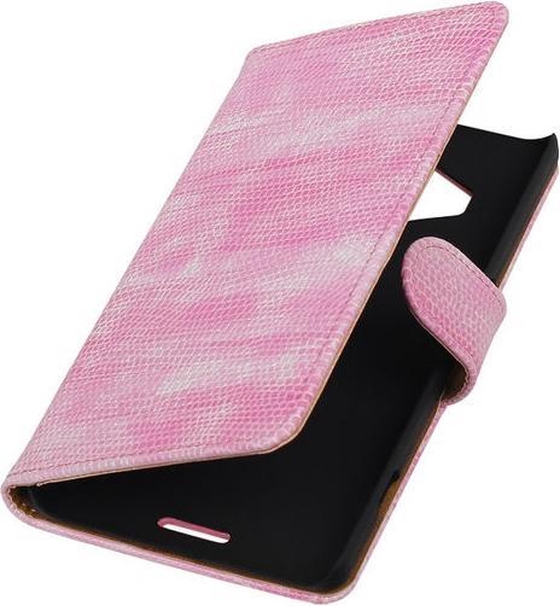 Microsoft Lumia 950 XL - Booktype Wallet Hoesje Mini Slang Roze