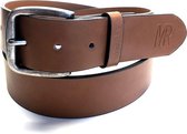 Champagne bruine lederen riem MR-H92831CB 115cm