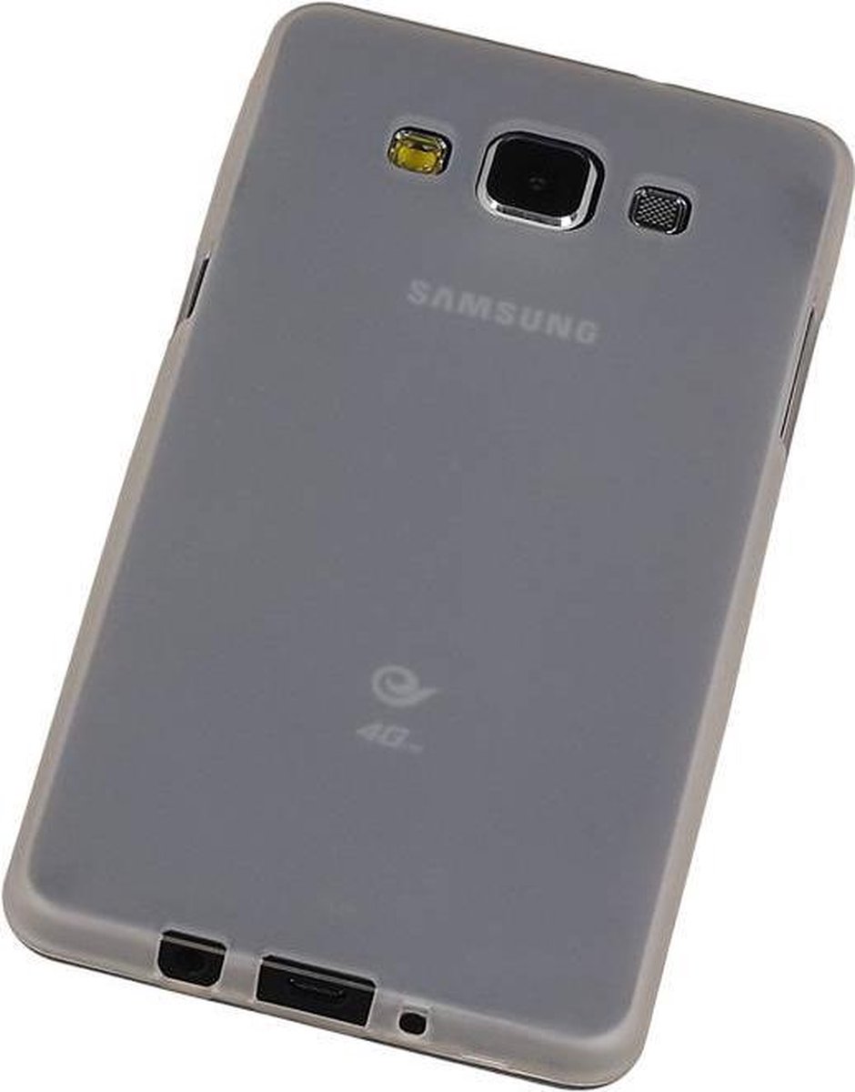 Samsung Galaxy A5 TPU Hoesje Transparant Wit – Back Case Bumper Hoes Cover