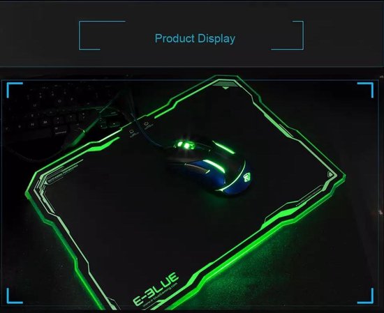 bol.com | E-3LUE - Led Gaming Muismat Large RGB | USB Lichtgevende muismat  | E-3LUE - Large