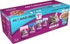 Whiskas 1+ Adult Voordeelpak Maaltijdzakjes - Vis in Gelei - Kattenvoer - 40 x 100 g
