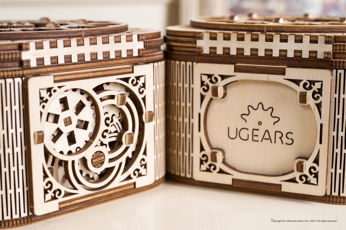UGEARS Houten 3D Model - Juwelendoosje — afbeelding 16