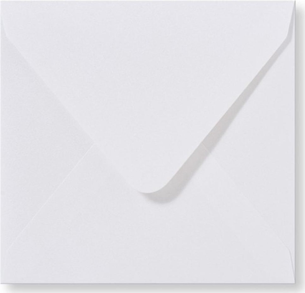 Vierkante enveloppen - 14 x 14 cm - 120 grams - Wit - 100 stuks | bol.com