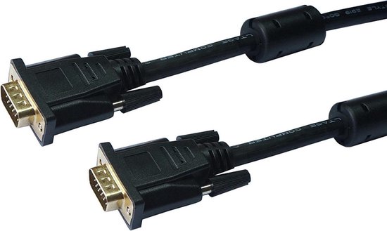 Lineaire XPCHD166A VGA kabel 0,5 m VGA (D-Sub) Zwart