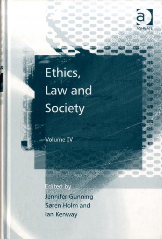 Ethics, Law and Society - cover