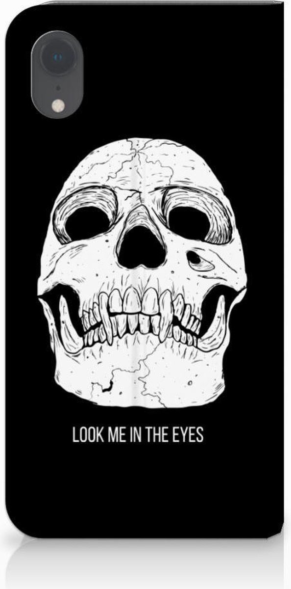 Mobiel BookCase Apple iPhone Xr Skull Eyes