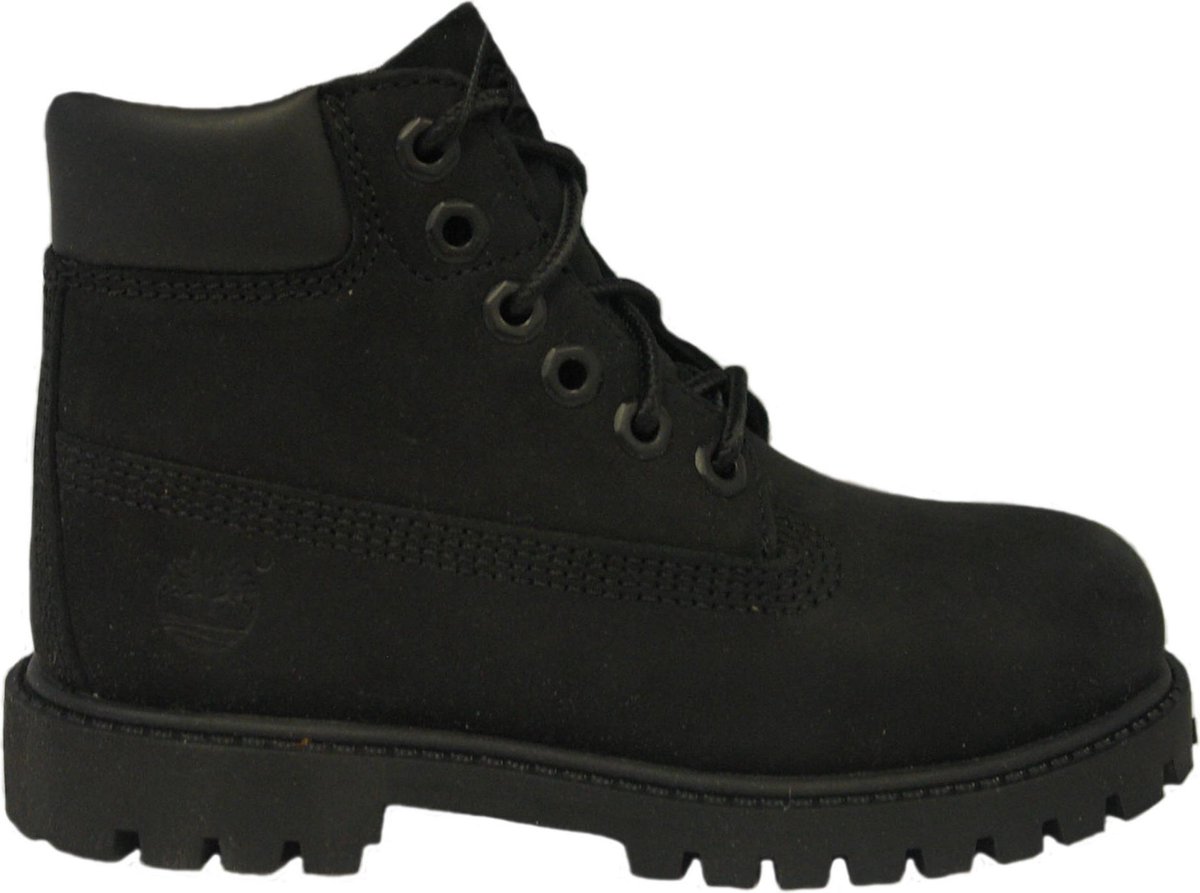 Timberland Meisjes Veterboots 6in Prm Wp Boot Kids Zwart