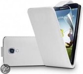 Wit cover tasje flip hoesje Galaxy I9500 S4 +  Screenprotector!