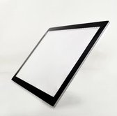A2 / LED licht Lichtbak / Tekentafel / Lichttafel / Lightpad met 3 dimbare lichtstanden, 40 x 60cm