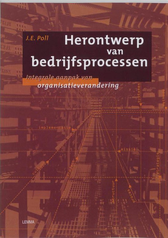 Cover van het boek 'Herontwerp van bedrijfsprocessen / druk 1' van J.E. Poll