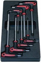 Ampro Inleg T-sleutelset Torx soft grip 7-delig 40T22903