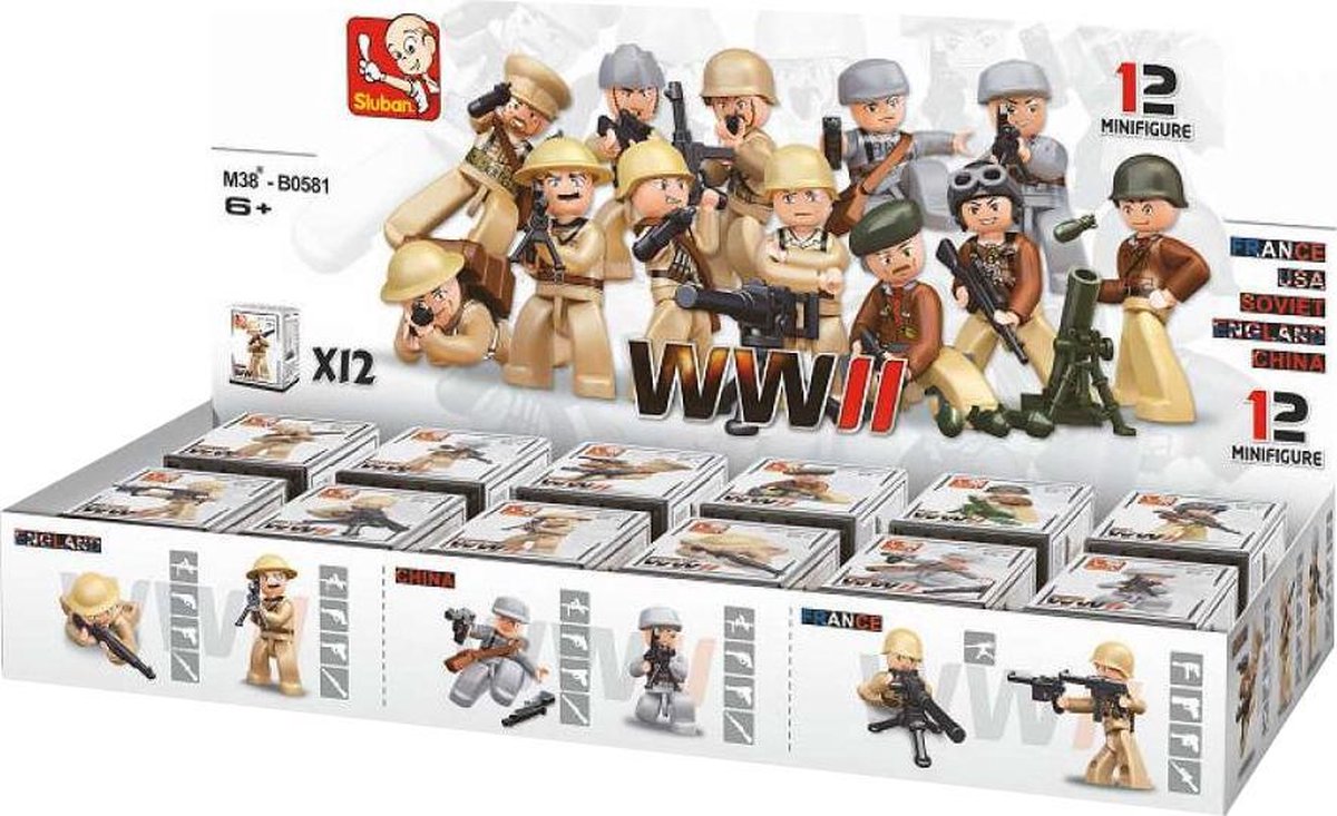sluban ww2 minifigures