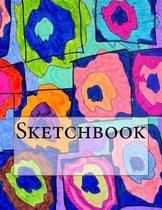 Abstract Art Sketchbook, Scrapbook (8.5 x 11 inches)