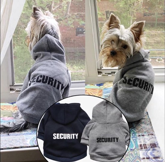 Katten/Honden hoodie Security - Kattenkleding - Hondenkleding -  Dierenkleding -... | bol