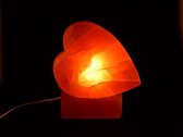 Seleniet lamp oranje hart 25 cm